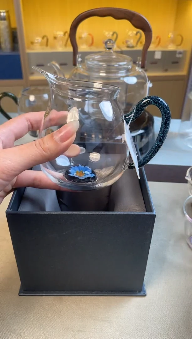 【闪购商品】禾器 莲韵清悦茶海/宝蓝金