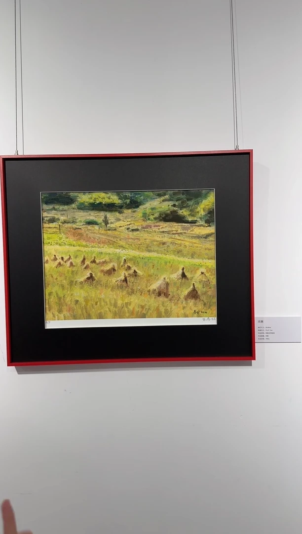 国画z天津人美-朱春林版画《禾捆》作品