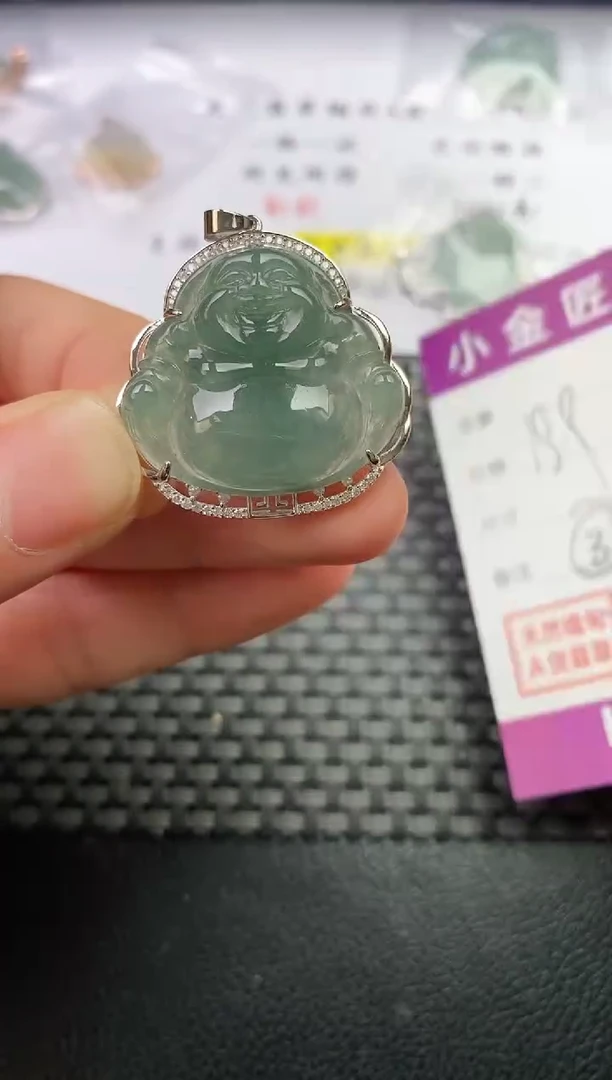颈饰银S925镶嵌翡翠ℒ****࿐挂件