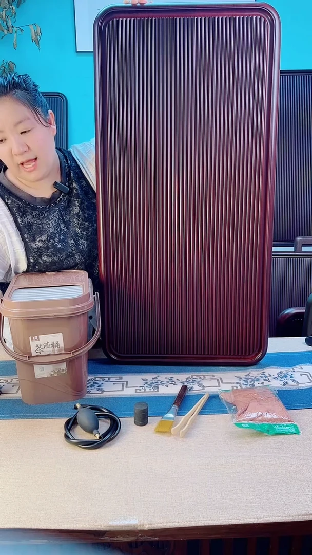 小****?大海红色款式茶盘90*40*4