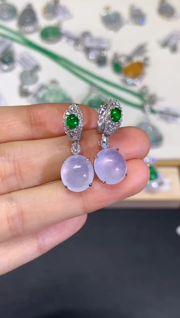 【闪购商品】翡翠颈饰18K金镶嵌团购20