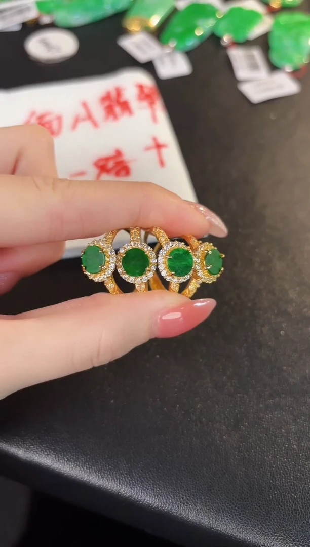 【闪购商品】翡翠戒指未镶嵌缅料A货/多样性发货/一件