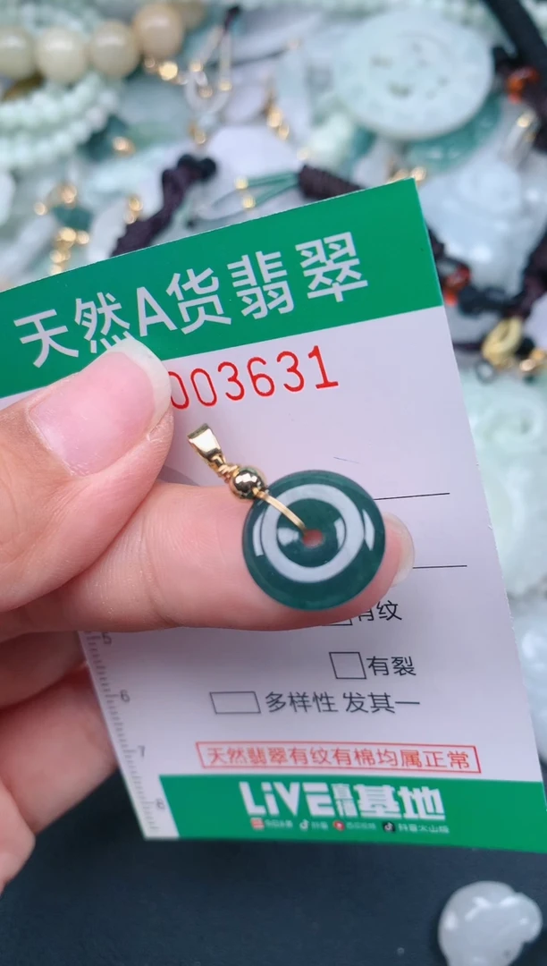 翡翠未镶嵌颈饰.0003631
