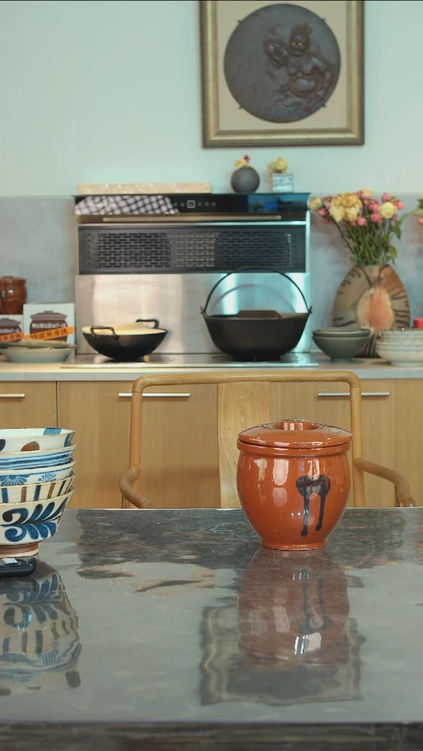 陶瓷T214日本猪油罐540毫升一对儿