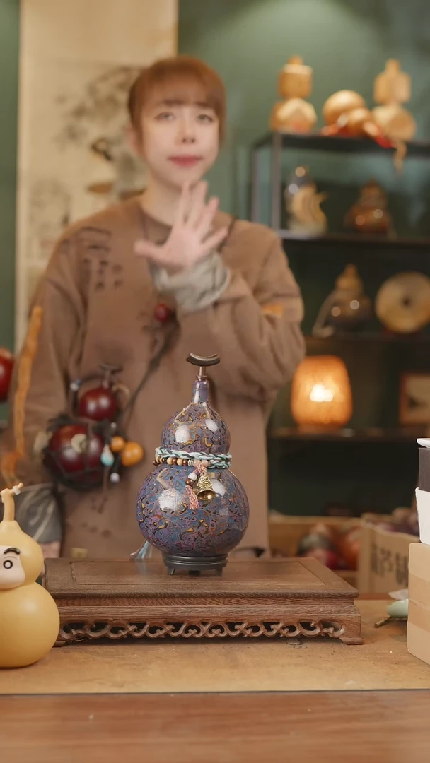 【闪购商品】102号精品天然大漆工艺防渗内胆酒葫芦~