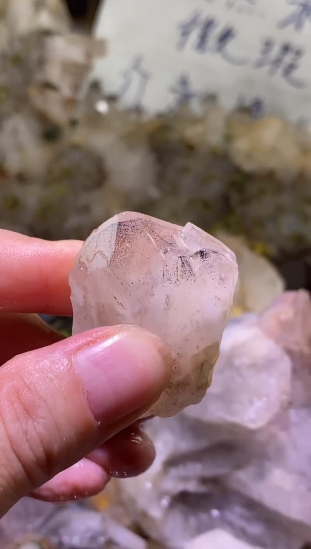 未镶嵌珠宝半成品水晶79号四川超七花园水晶