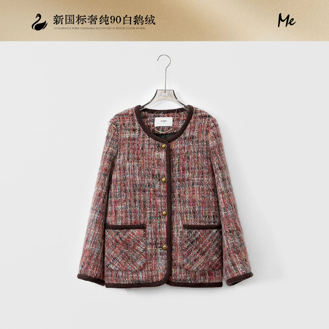 ME【巴厘岛鹅绒服】白鹅绒重工轻奢时尚百搭宽松休闲羽绒服MEQC4262