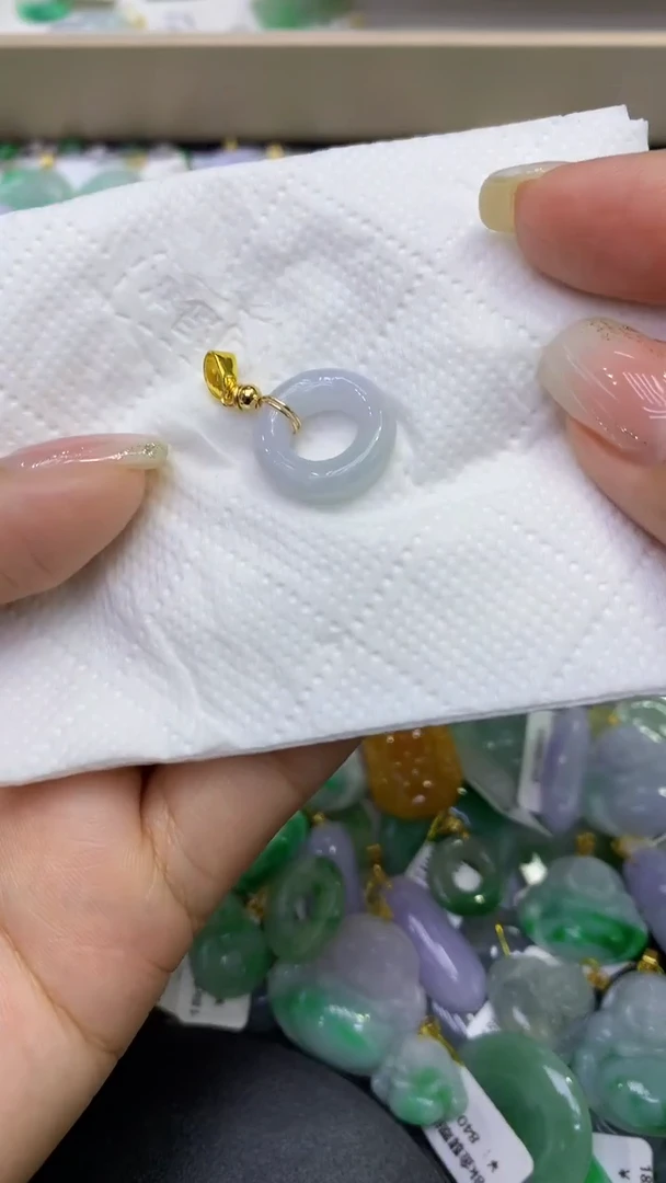 颈饰未镶嵌翡翠天然缅甸A货翡翠