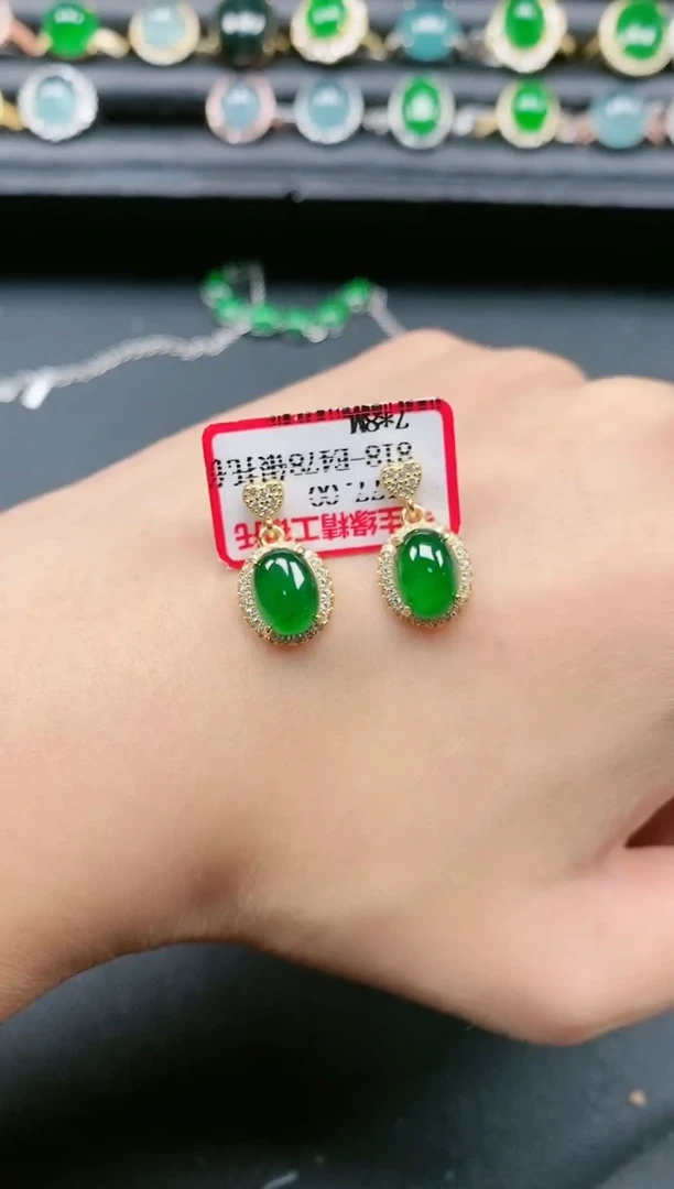 翡翠戒指银S925镶嵌11111