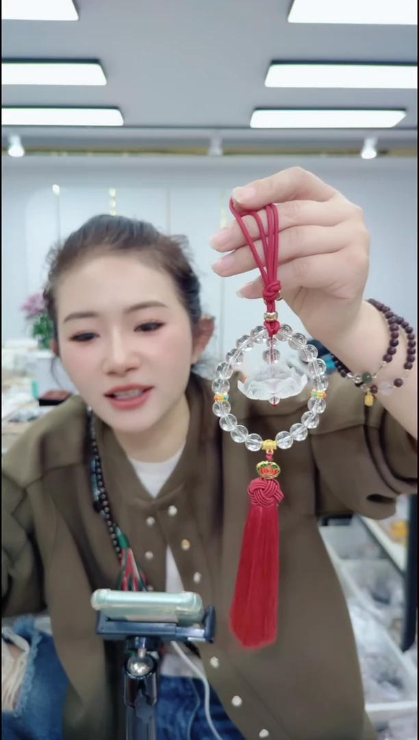 玛瑙/玉髓颈饰合金28153白色车挂