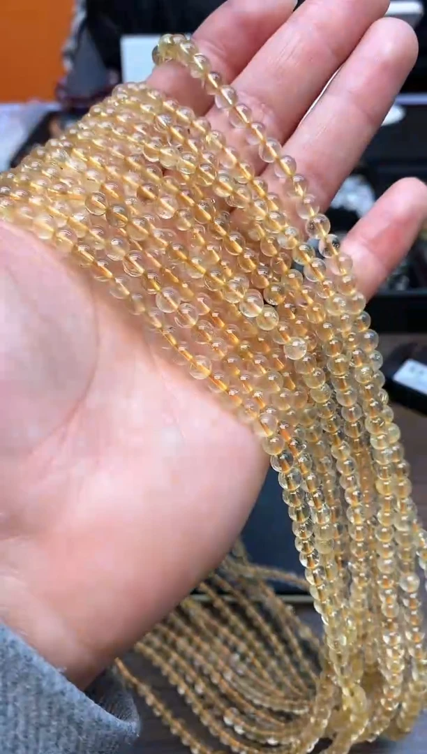 【闪购商品】水晶手链未镶嵌A12 金发多圈