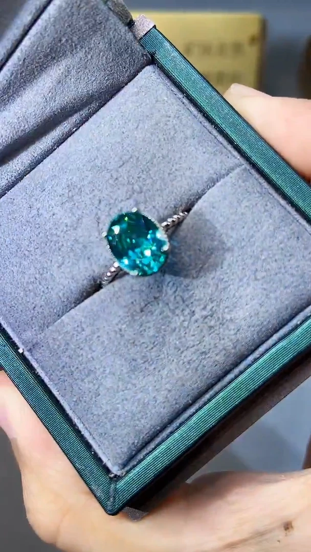 【闪购商品】托帕石戒指银S925镶嵌354