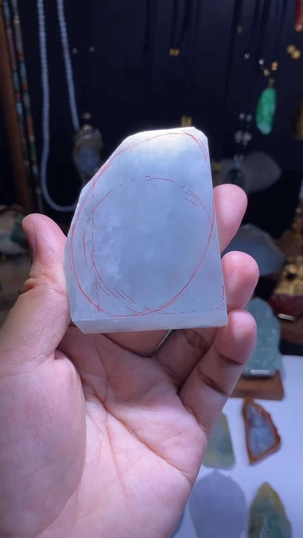 未镶嵌定制翡翠石*9翡翠