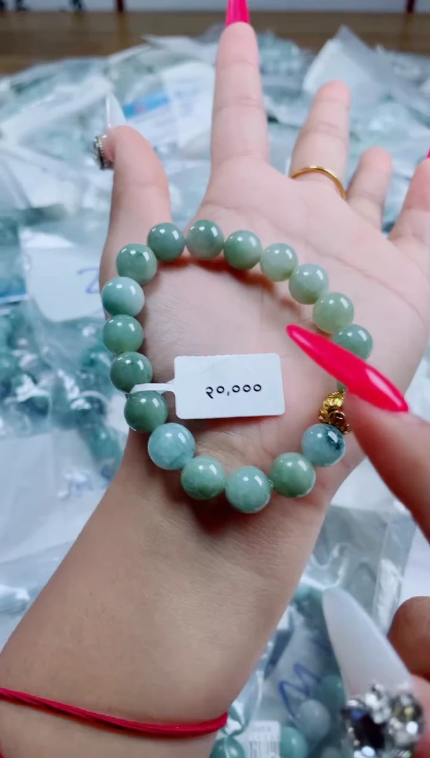 未镶嵌手链翡翠珠串