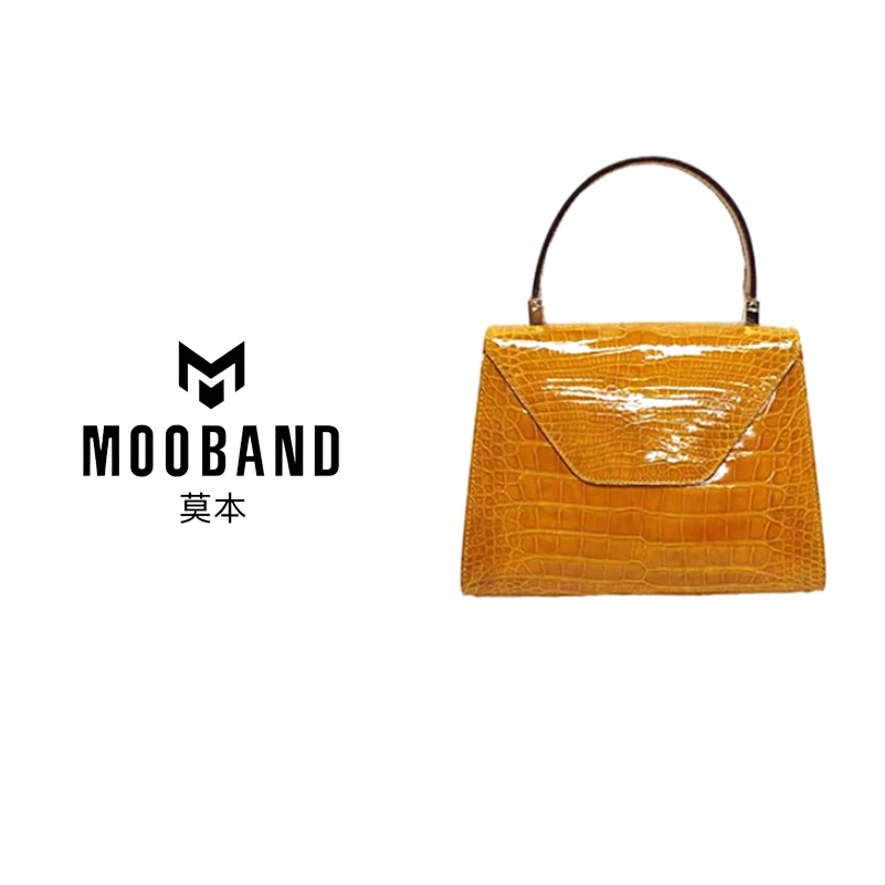 MOOBAND   新款2025鳄鱼皮女士单肩包斜挎包 3318GM 鳄鱼 瓦 底长