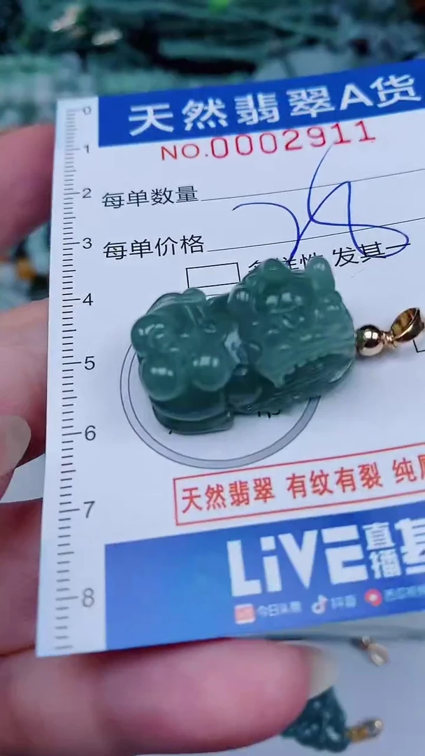 翡翠未镶嵌颈饰00002911