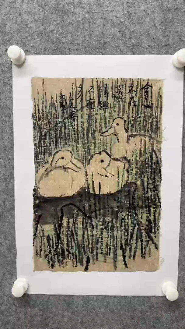 国画写意画花鸟画手绘