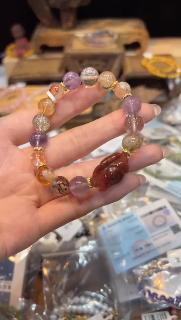 水晶手链未镶嵌手饰@@F4744