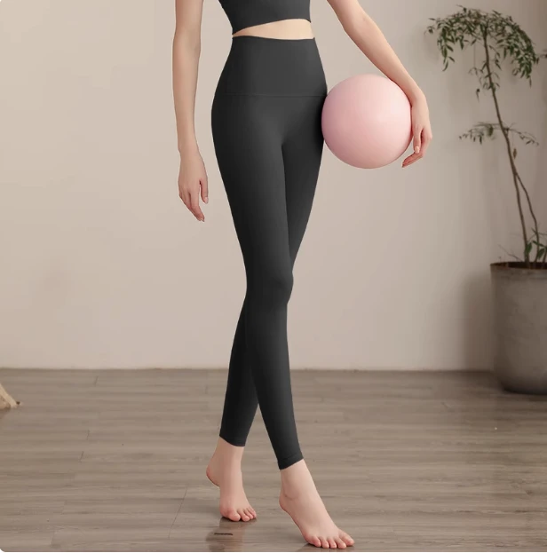 女士瑜伽裤24寸运动健身高腰裸感紧身九分裤