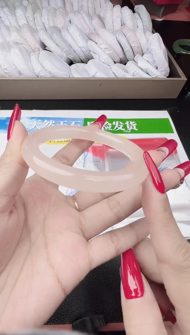 未镶嵌手镯石英质玉圈口 54