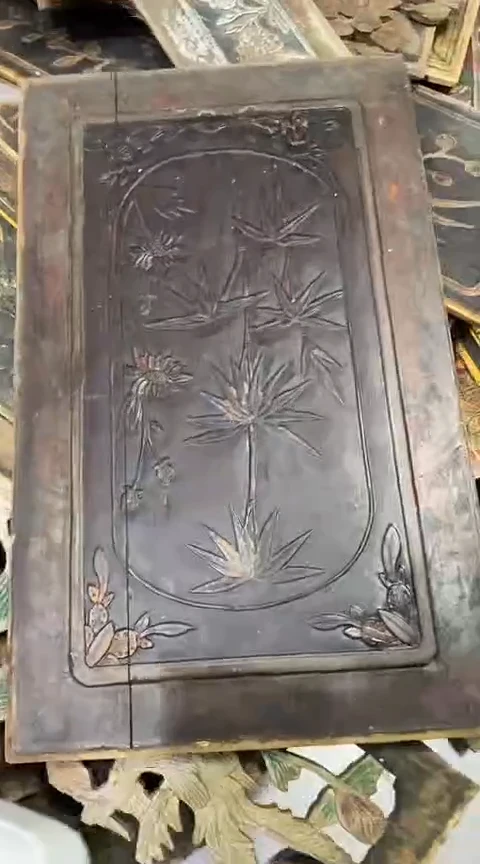 【闪购商品】微瑕孤品木雕四个100