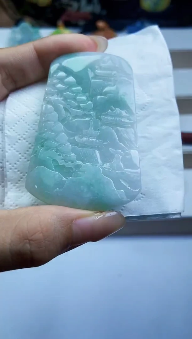 颈饰未镶嵌翡翠翡翠A货