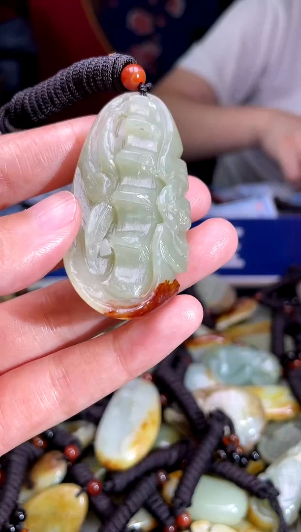 和田玉未镶嵌挂件1