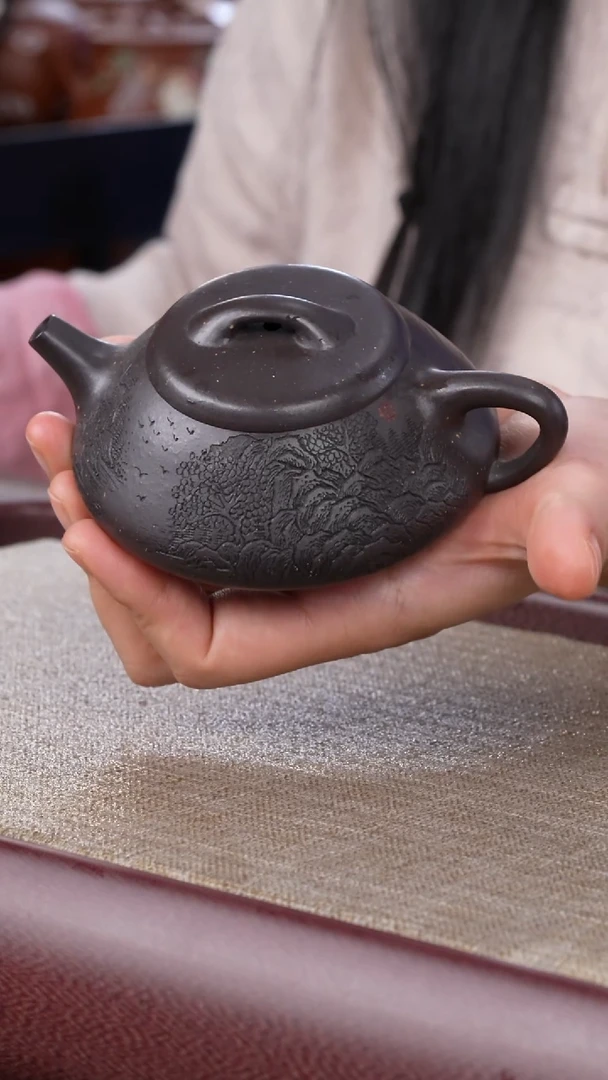 紫砂供春道婷婷紫砂33