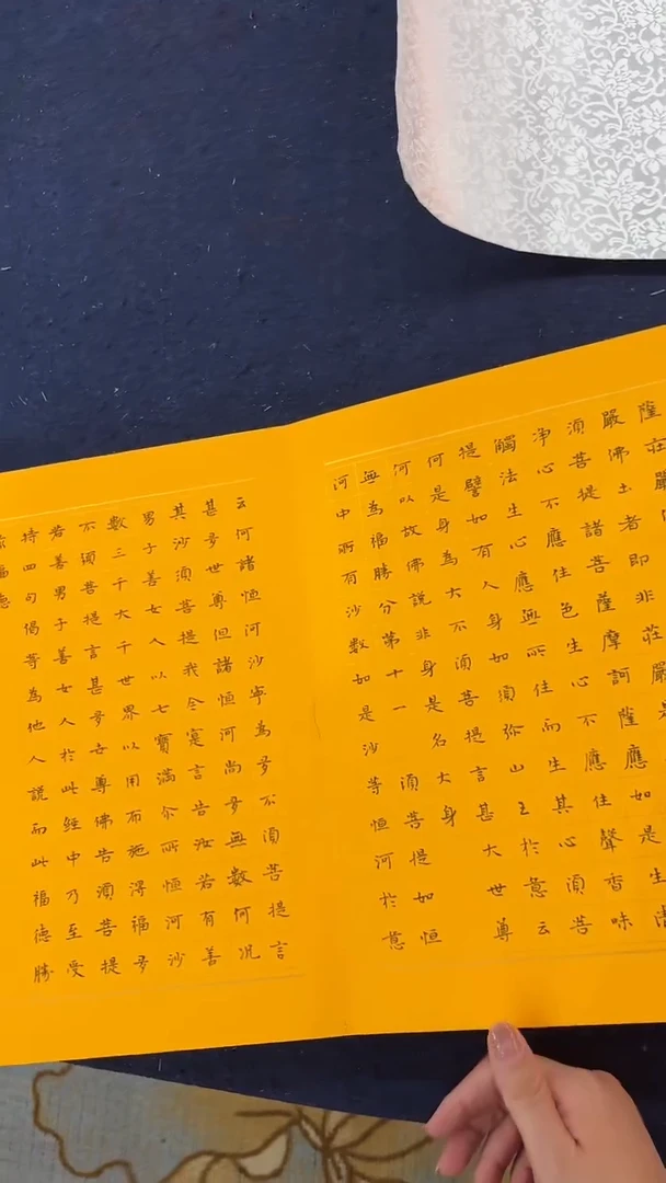 书法张建平  金刚经 册页