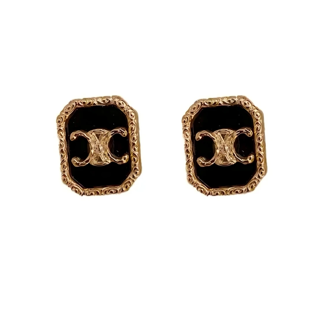 铜合金耳饰 高级优雅时尚轻奢百搭耳钉