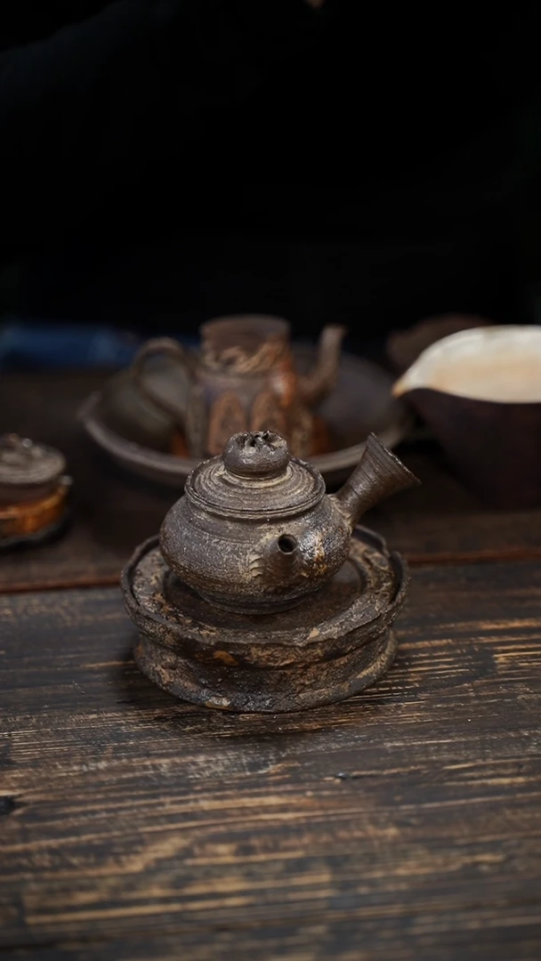 全手工制作 南蛮侧把壶