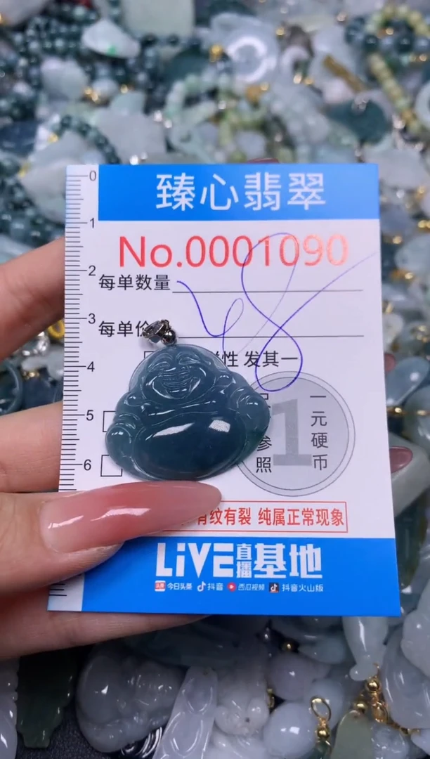 【闪购商品】翡翠颈饰未镶嵌含绳0001090