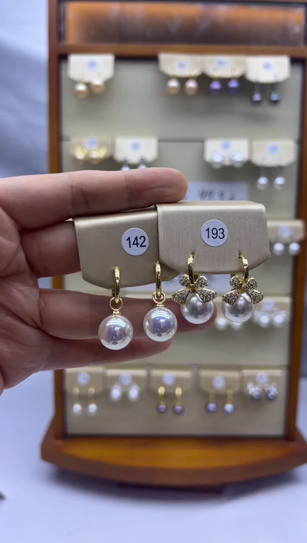 未镶嵌耳饰淡水珍珠142+193