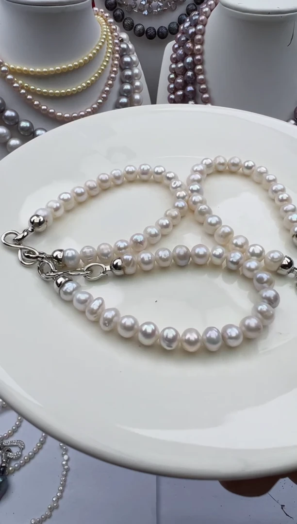 淡水珍珠未镶嵌颈饰1