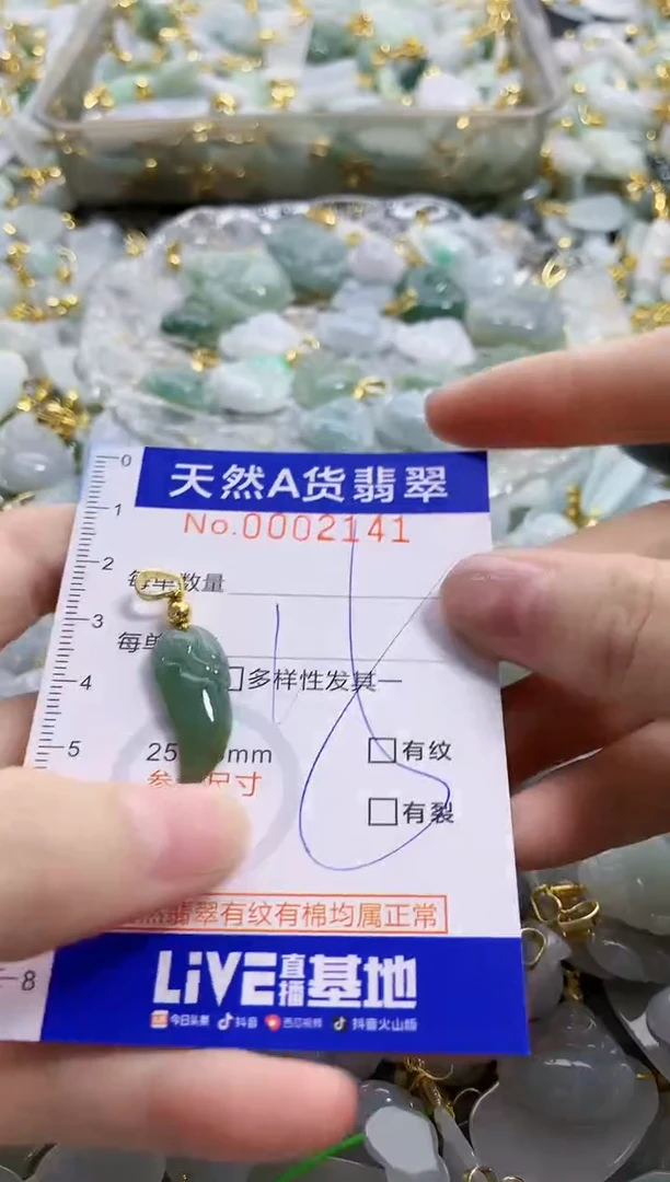 颈饰未镶嵌翡翠纯天然a货翡翠