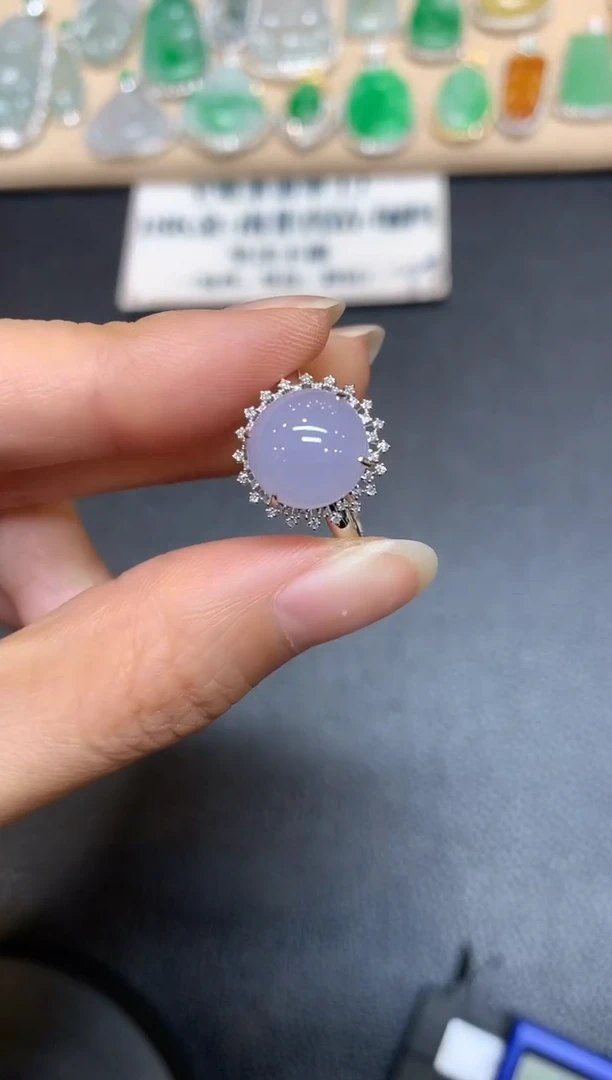 【闪购商品】翡翠戒指18K金镶嵌【无服务费