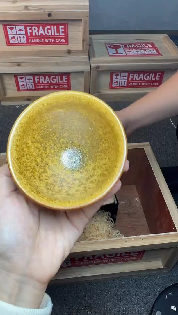 茶盏金竹 束口 建窑建盏主人杯