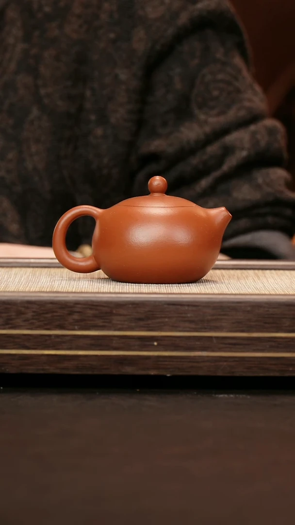 茶壶紫砂原矿小煤窑朱泥 西施 微瑕