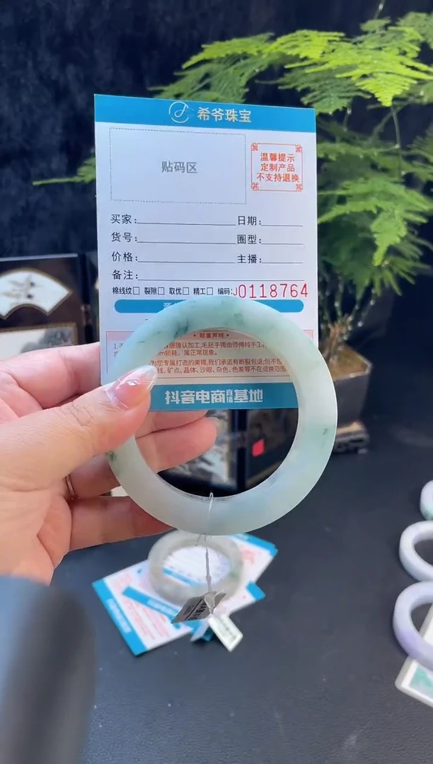 未镶嵌手镯定制翡翠瑞*手镯