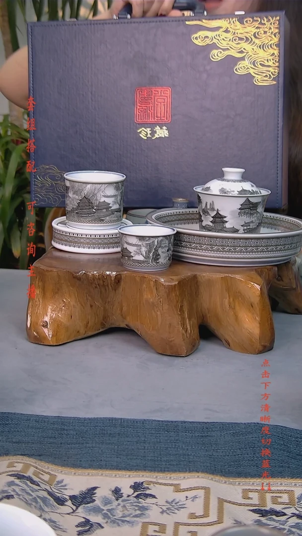 简装家用款5件套 白瓷陶瓷茶具