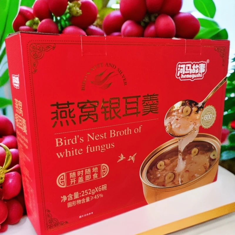 河马故事燕窝银耳羹252g*6碗
