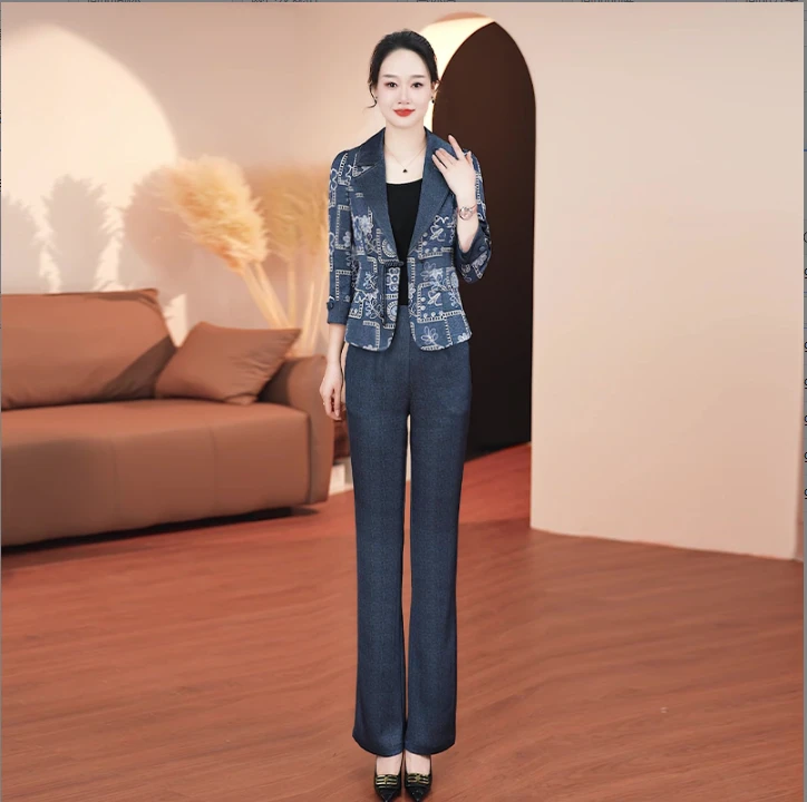 早春女装时尚套装2025新款今年流行时尚春秋洋气百搭外套