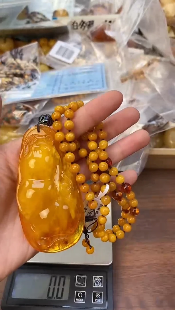 裸石琥珀未镶嵌天然琥珀蜜蜡