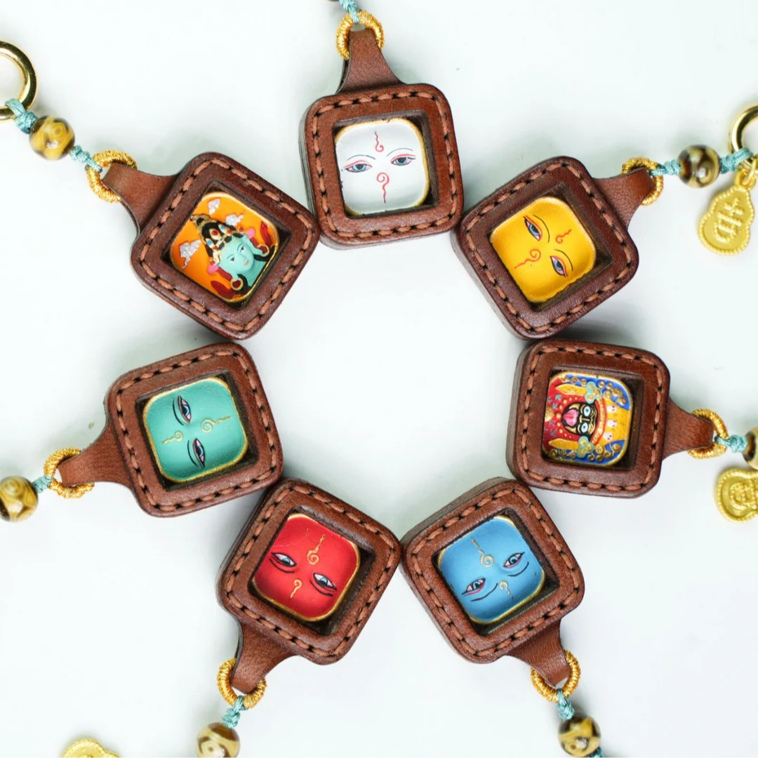 【珊木居】QT314 唐卡擦擦手机挂挂件多用款挂饰