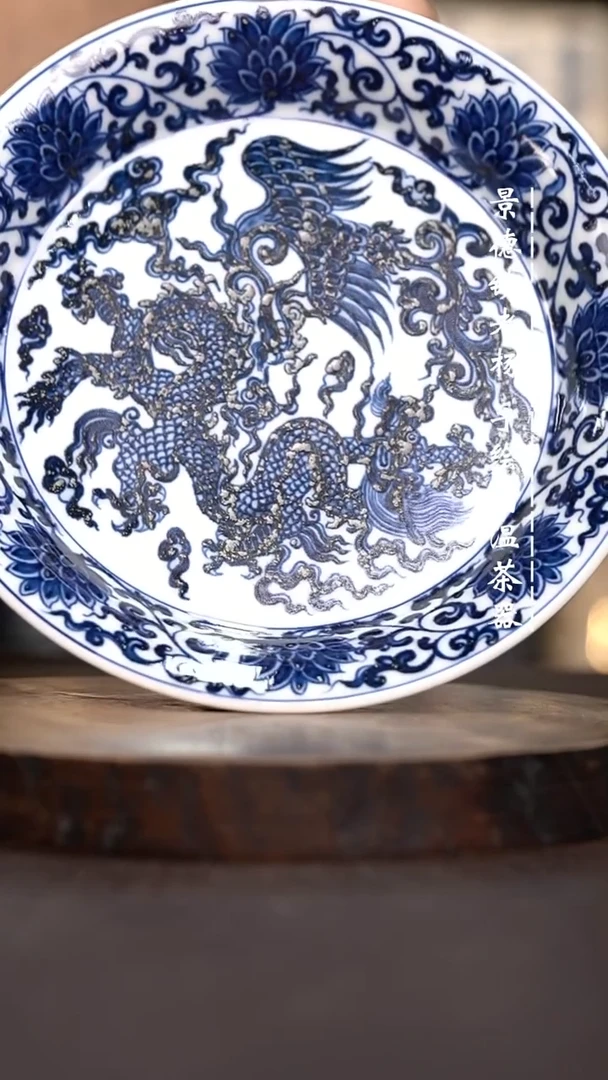 现代瓷全手绘茶具