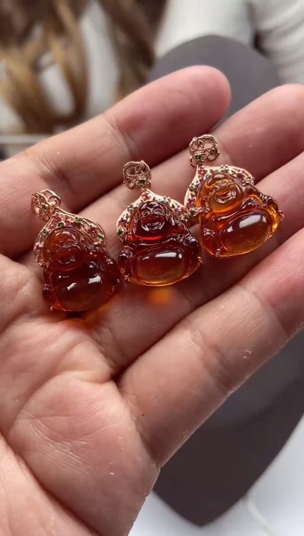 【闪购商品】定制琥珀天然琥珀多样性发其一