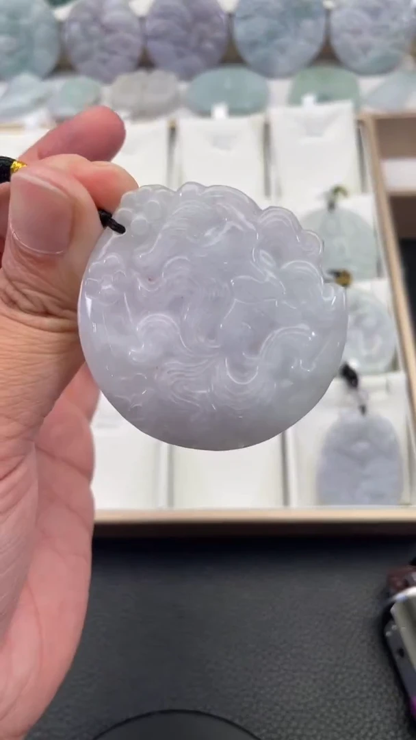 颈饰未镶嵌翡翠天然缅甸翡翠A货79