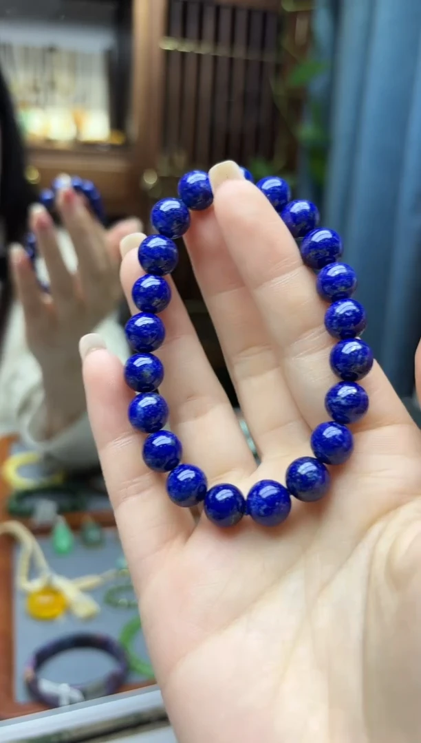 未镶嵌青金石手串青金石手串9mm+LP