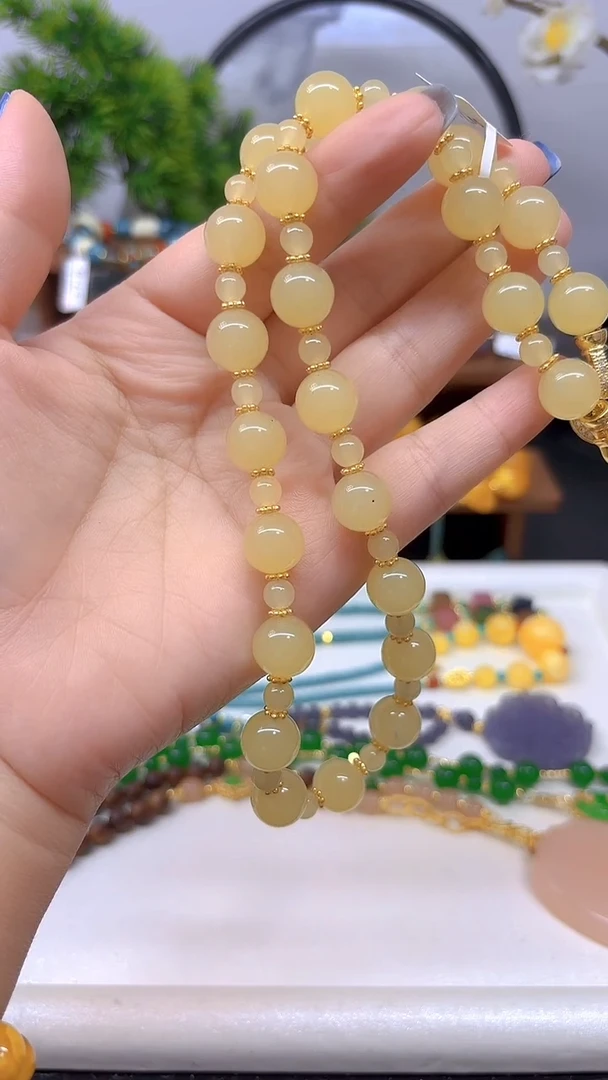颈饰未镶嵌和田玉X744