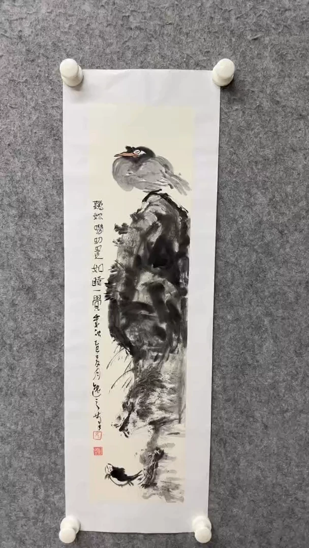 国画写意画花鸟画手绘